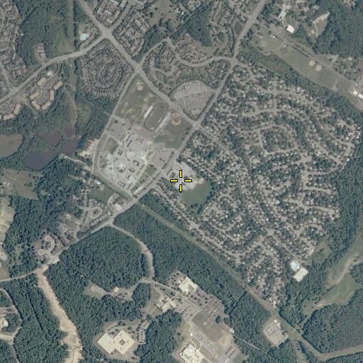 Aerial/Satellite Image of Hayfield Elementary School, VA