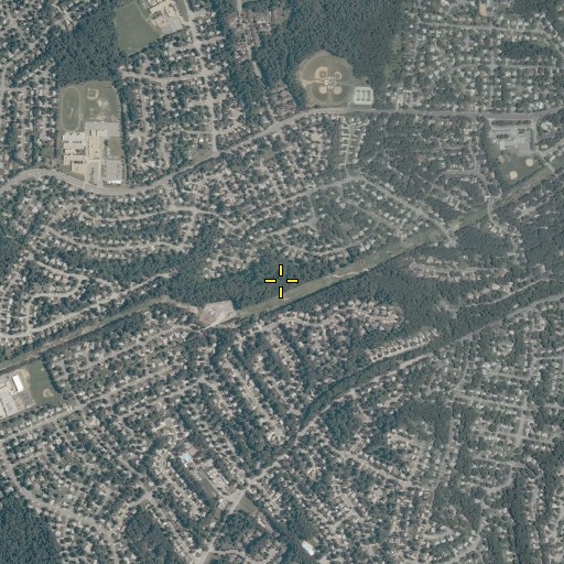 Aerial/Satellite Image of Ridgeview Park, VA