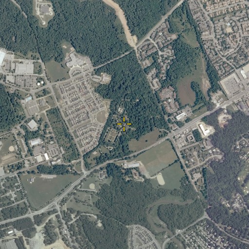 Aerial/Satellite Image of Woodlawn Mansion, VA