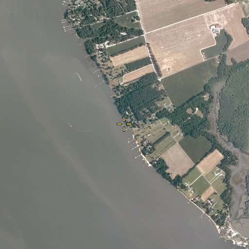 Aerial/Satellite Image of Allmonds Wharf, VA