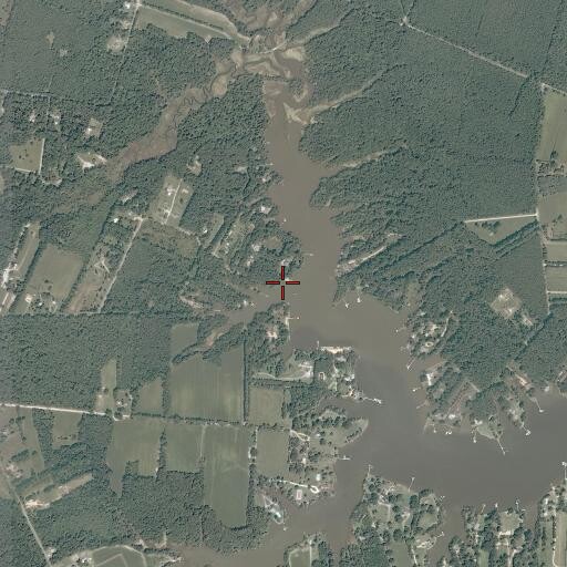 Aerial/Satellite Image of Paynes Landing, VA