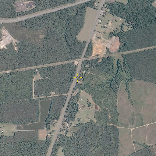 Aerial/Satellite Image of Saint Andrews Church (historical), VA