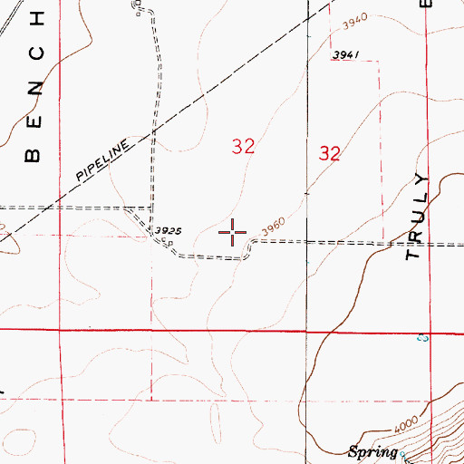 Topographic Map of Prescott School (historical), MT
