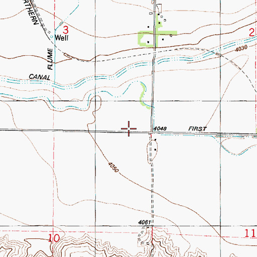 Topographic Map of The Church of Jesus Christ of Latter Day Saints, MT