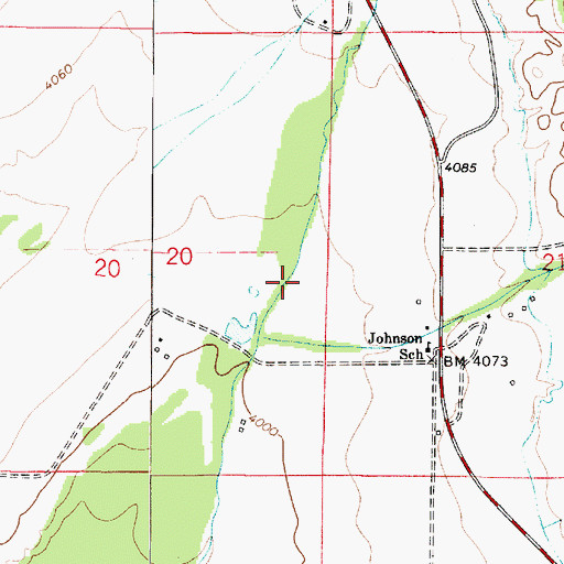 Topographic Map of El Dorado (historical), MT