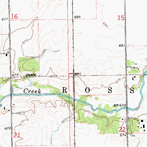 Topographic Map of Johannot (historical), IL