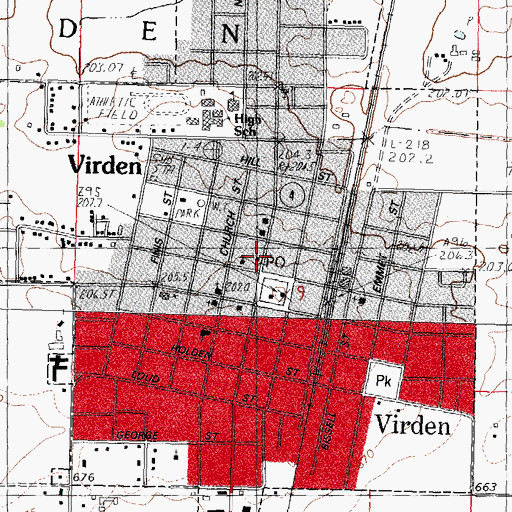 Virden Post Office, IL