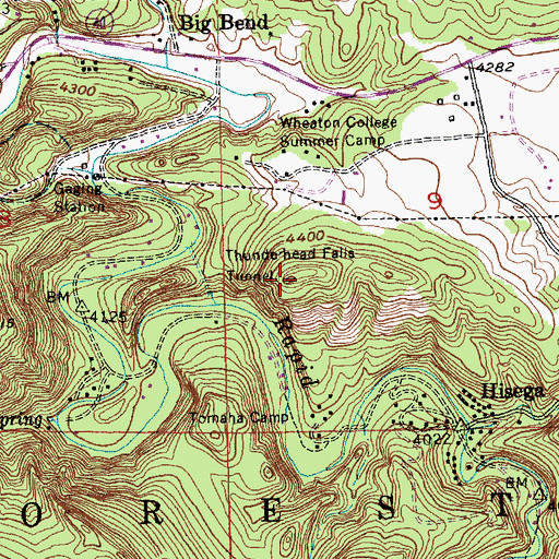 Topographic Map of Mount Wheaton, SD