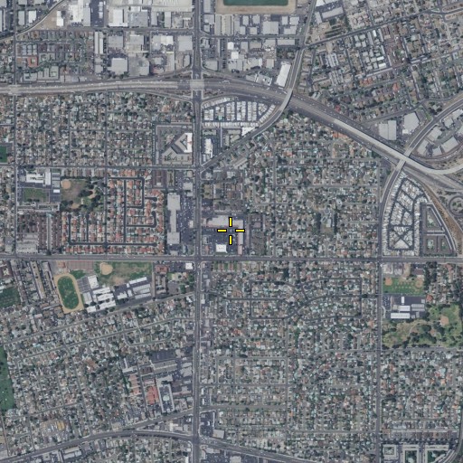 Aerial/Satellite Image of Granada Square Shopping Center, CA
