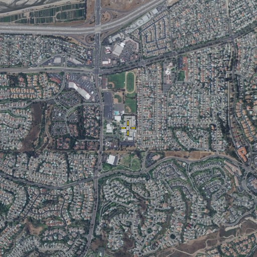 Aerial/Satellite Image of Canyon High School, CA