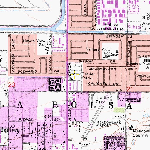 Topographic Map of Skandia Mobile Country Park, CA