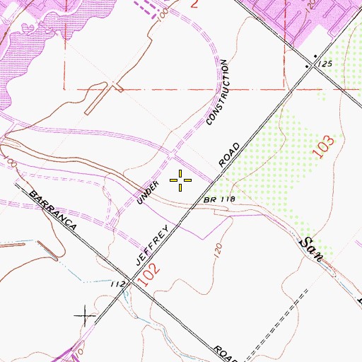 Topographic Map of Windrow Community Park, CA
