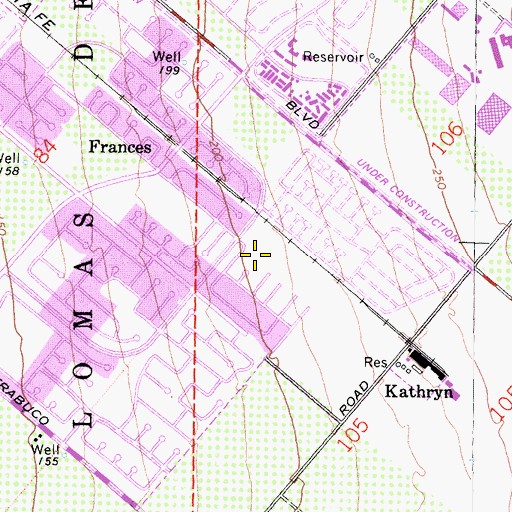 Topographic Map of Carrotwood Park, CA