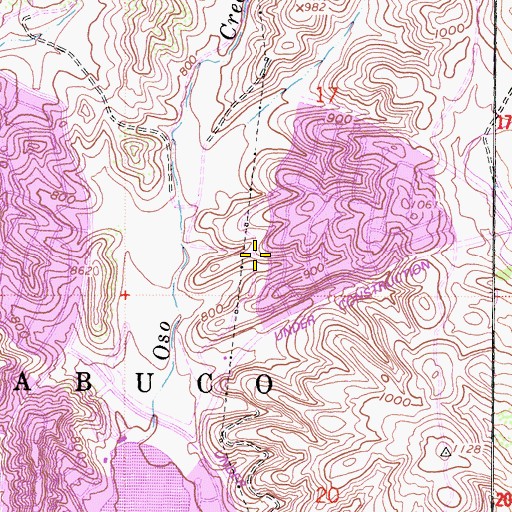 Topographic Map of Flamenco Park, CA