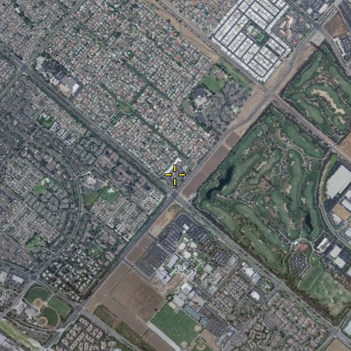 Aerial/Satellite Image of Irvine Village Shopping Center, CA