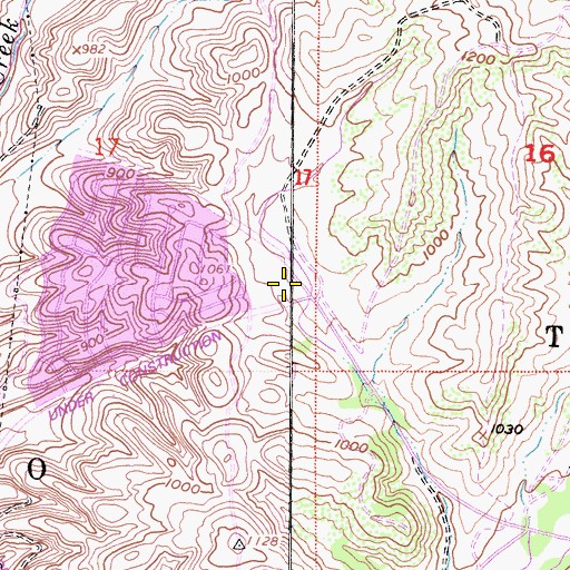 Topographic Map of Melinda Park, CA