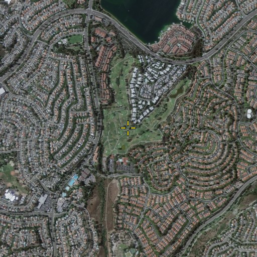 Aerial/Satellite Image of Casta Del Sol Golf Course, CA