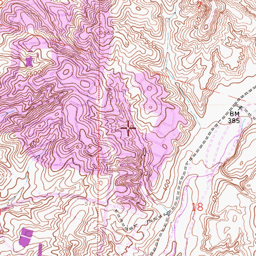 Topographic Map of Cordova Park, CA