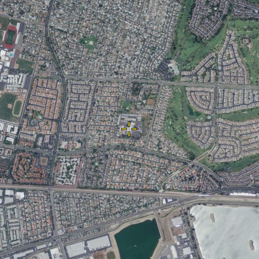 Aerial/Satellite Image of John O Tynes Elementary School, CA
