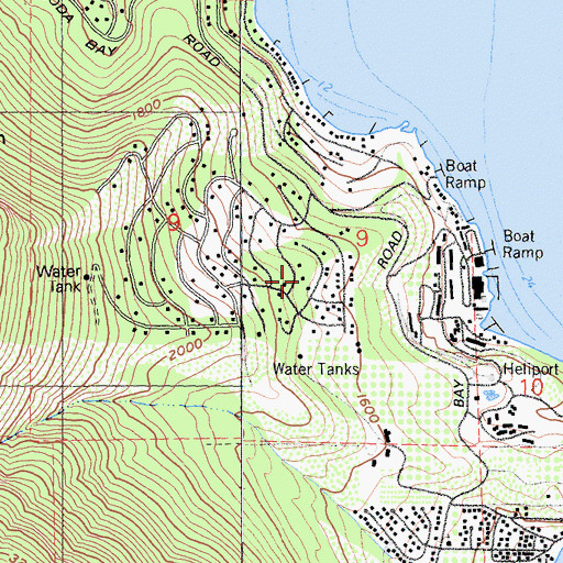 Topographic Map of Riviera West, CA