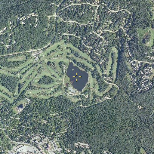 Aerial/Satellite Image of Stratton Mountain Lake, VT