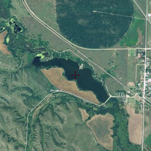 Aerial/Satellite Image of Welfleet Lake, NE