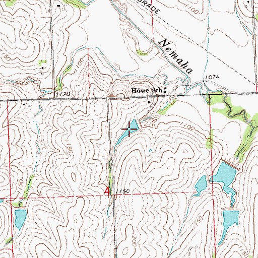 Topographic Map of Wilson Creek Reservoir 2-3, NE