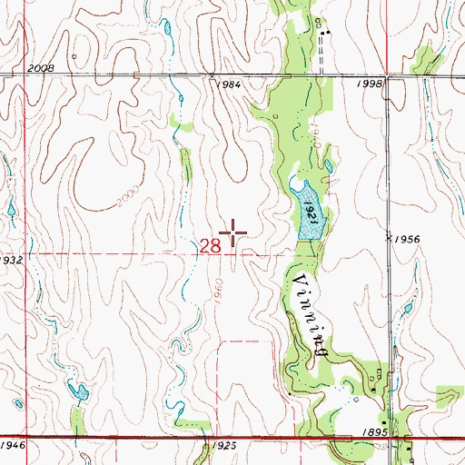 Topographic Map of James Dam, NE