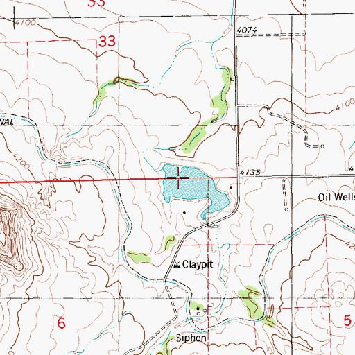 Topographic Map of Gering Valley Dam C, NE