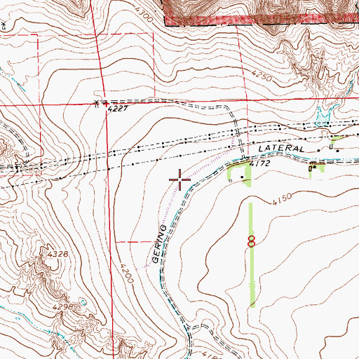 Topographic Map of Gering Valley Reservoir H, NE