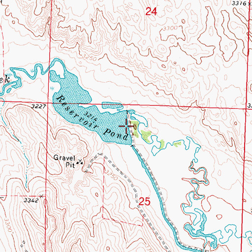 Topographic Map of Imperial Dam, NE