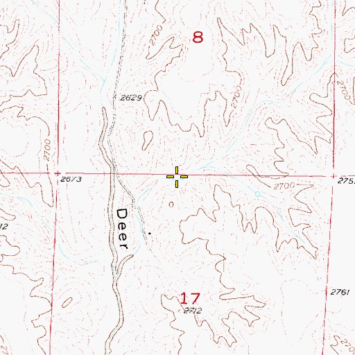 Topographic Map of Wintermute Dam, NE