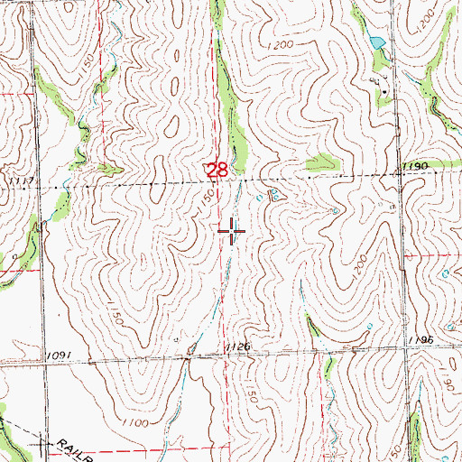 Topographic Map of Wilson Creek Reservoir 2-21, NE