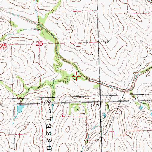 Topographic Map of Ziegler Creek Reservoir Z-15, NE