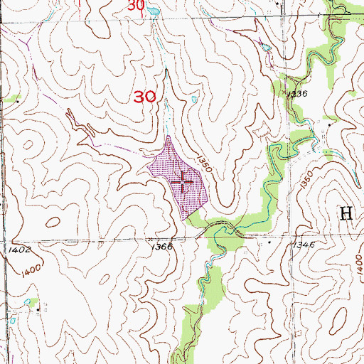 Topographic Map of Pierce Creek Reservoir 3-A, NE