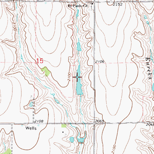 Topographic Map of Ott Reservoir, NE