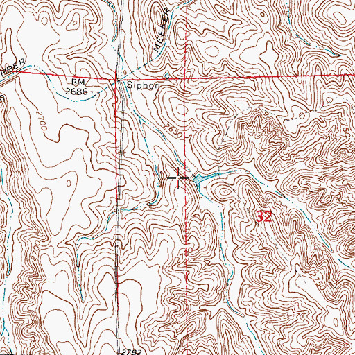 Topographic Map of Kugler Dam, NE