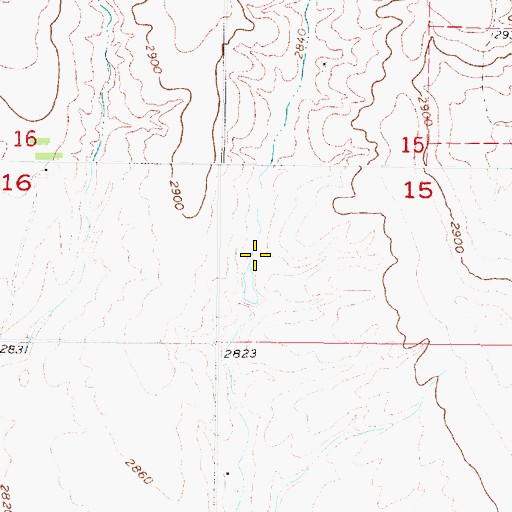 Topographic Map of Harper Reservoir, NE