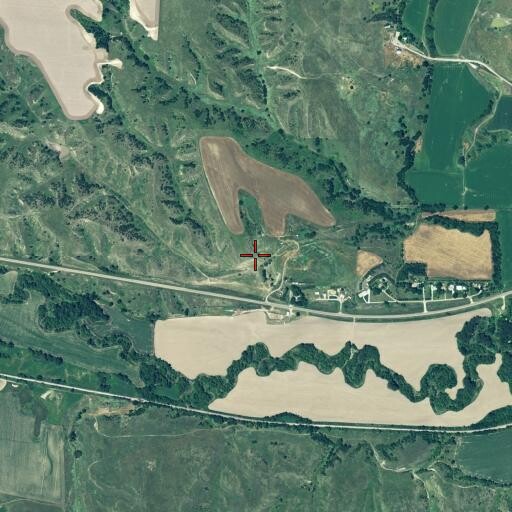 Aerial/Satellite Image of Cole Dam, NE
