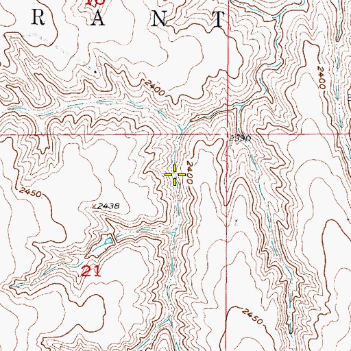 Topographic Map of Druse Reservoir, NE