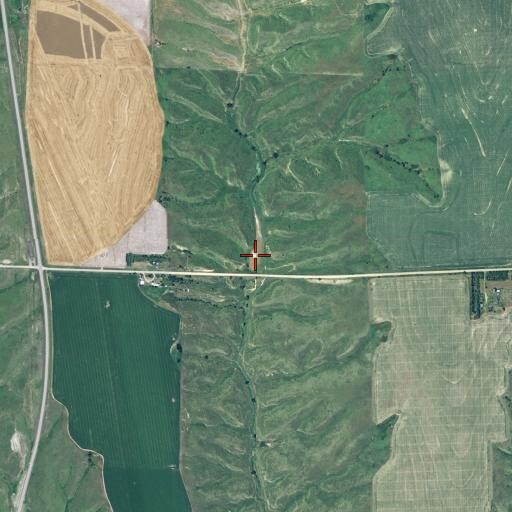 Aerial/Satellite Image of Teel Reservoir Number 2, NE