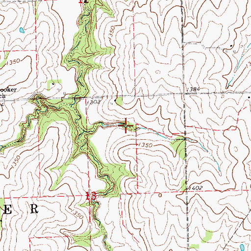 Topographic Map of Upper Big Nemaha Reservoir G-31, NE