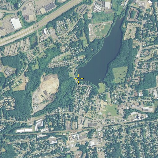Aerial/Satellite Image of Union Pond Dam, CT