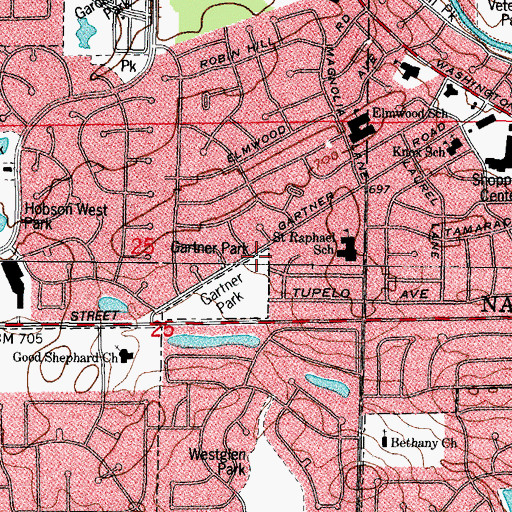 Topographic Map of Gartner Park, IL