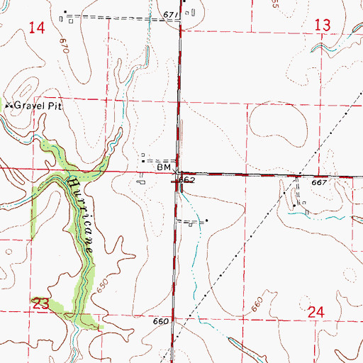 Topographic Map of Prairie View School (historical), IL