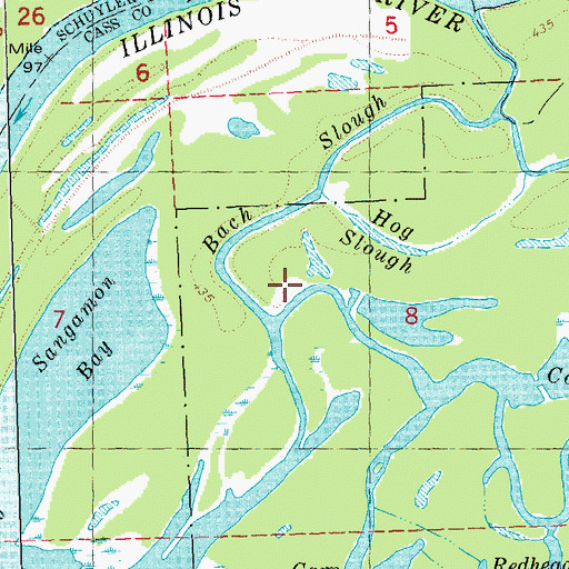 Topographic Map of McKay Flats, IL