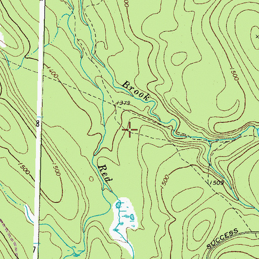 Topographic Map of Mollywocket Brook Dam, NH