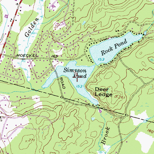 Topographic Map of Moeckel Pond, NH