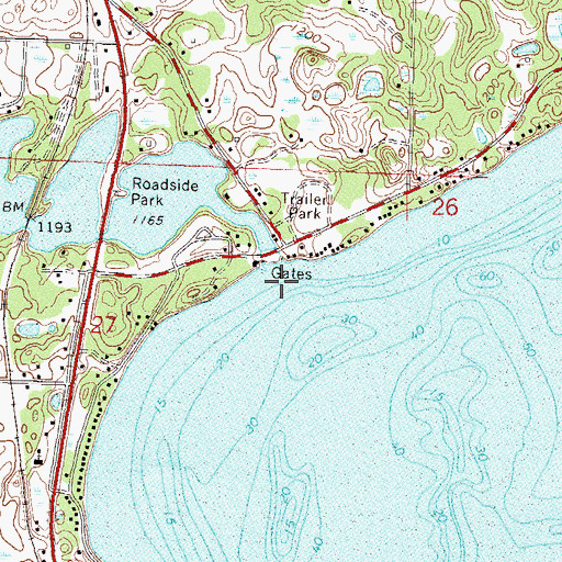 Topographic Map of Nest Lake, MN