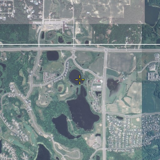 Aerial/Satellite Image of Jeffers Wildlife Pond Dam, MN